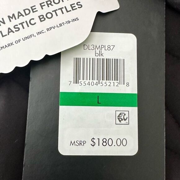 DKNY Black Puffer Jacket Women’s Size Large Black 5° Warmth DL3MPL87 - Picture 7 of 9